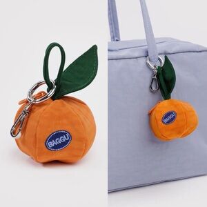 Baggu Mandarin Bag Charm NEW WITH TAGS NWT